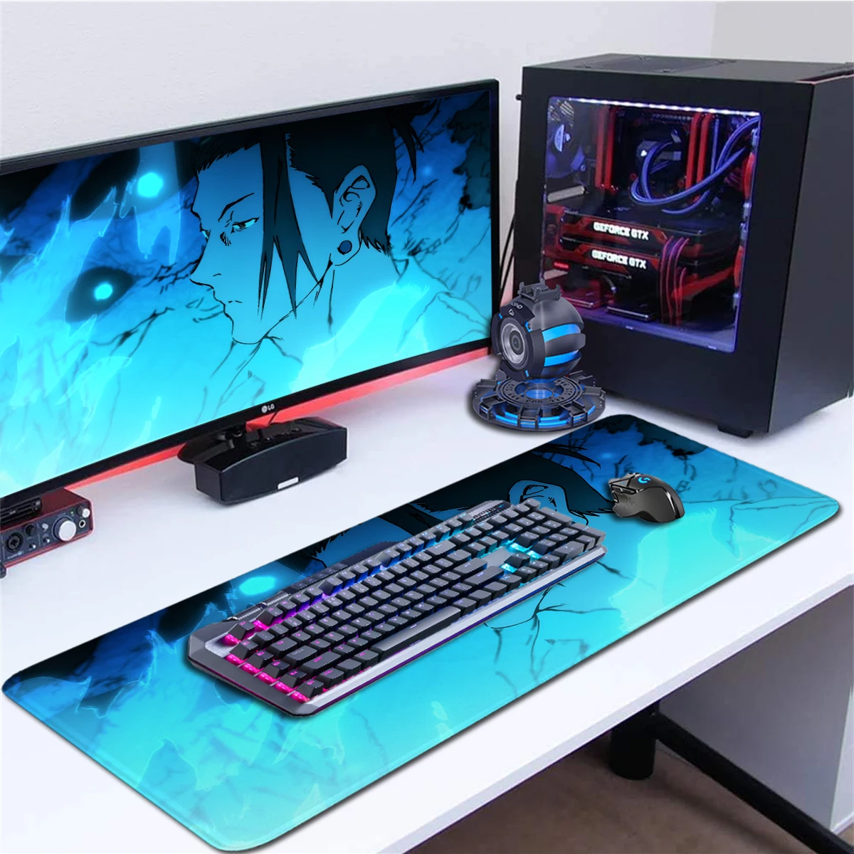 

Anime Mouse Pad Jujutsu Kaisen Geto Suguru 40x90cm Game Mousepad Big Computer Mat XXL Gaming Mousepad Large Desk Mat