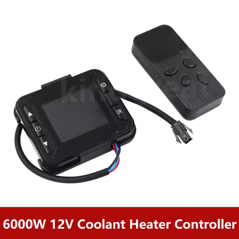6KW 12V Diesel Coolant Parking Heater Controller LCD Switch For RV Car Boat Caravan