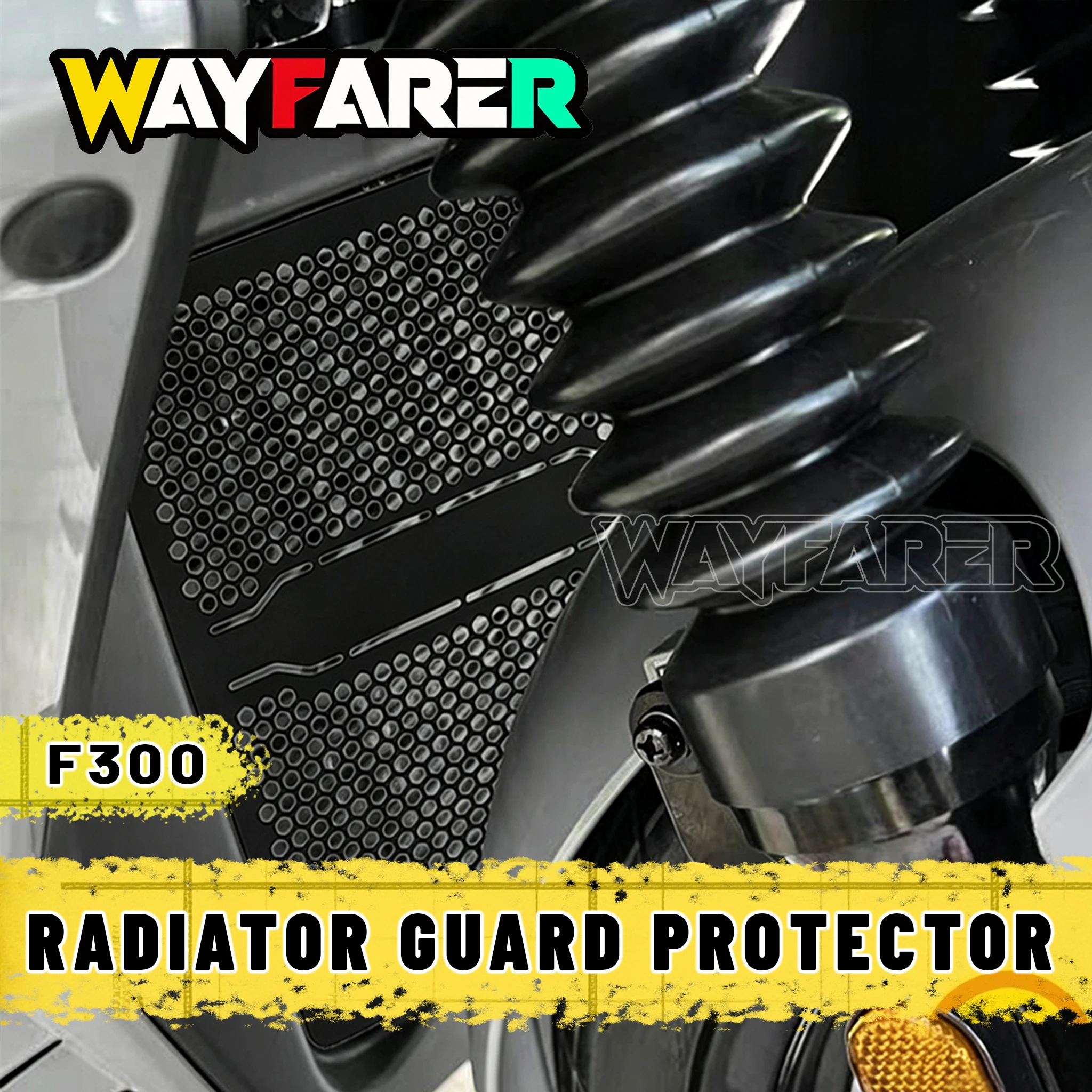 For JOYMAX F300 Joymax F 300 2021-2025 2024 2023 Motorcycle Radiator Grille Guard Protection Water Tank Guard Accessories