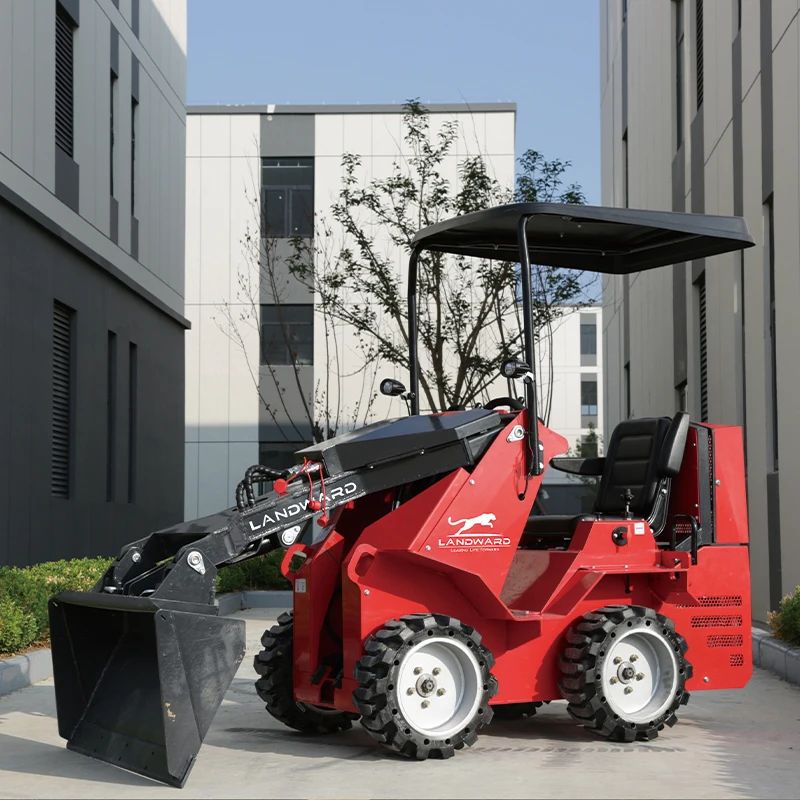 China Skid Steer Loader High Efficiency Wheel Loader Skid Steer Fast Delivery Customized mini skid steer loader diesel With Seat