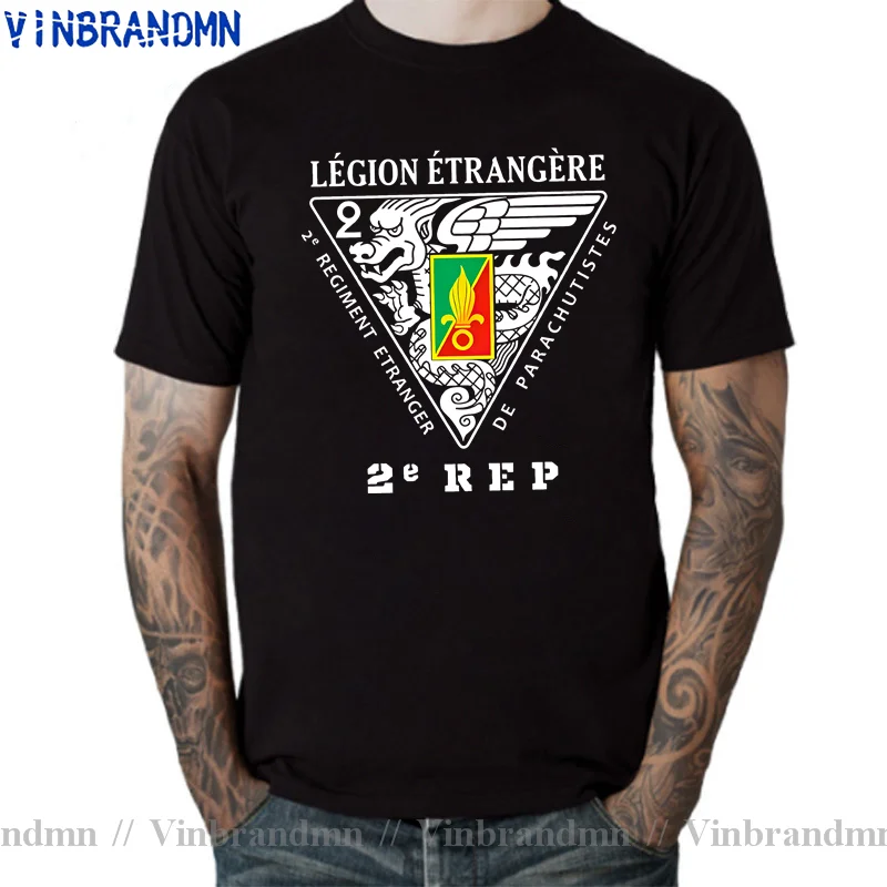 French Legion Etrangere T Shirt Men France 2rep 3rep T-shirt Walk Or Die French Legionnaire Special Forces Military Army TShirt