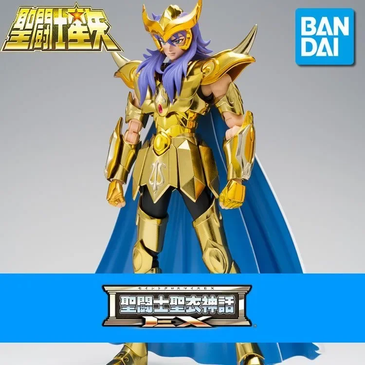 Original Bandai Saint Seiya Myth Cloth Ex Scorpio Milo Revival Version 2.0 Anime Action Figure Statue Figuras Figurines Toys