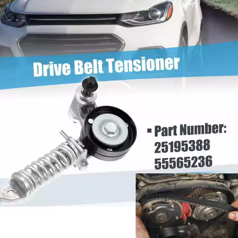 200pcs Drive Belt Tensioner 25195388 55565236 For Chevy Cruze Sonic Trax Buick Encore 1.4 For Buick Encore 2013-2020