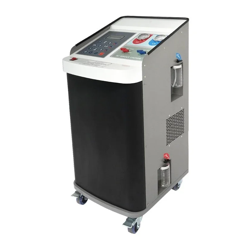 

Automotive air conditioner refrigerant recovery and filling machine, semi-automatic refrigerant machine