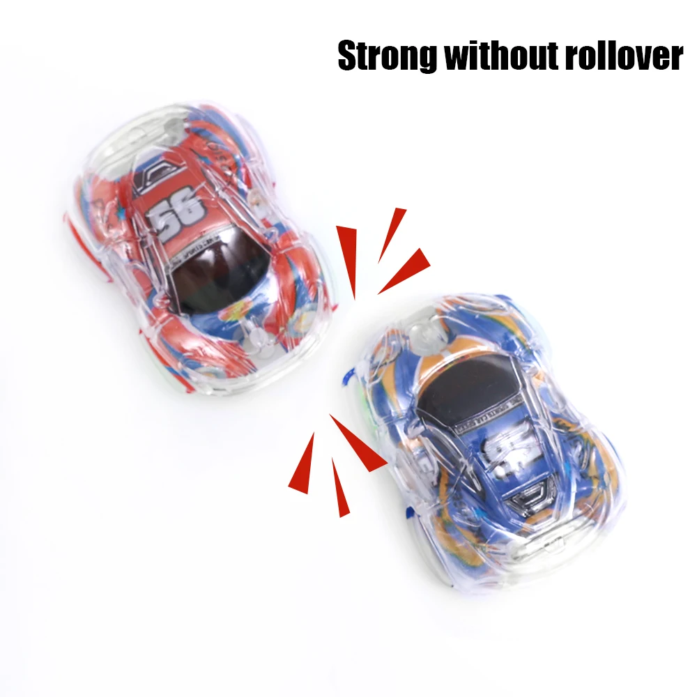 Baby Creative Mini Plastic Car Toys Car Set Wholesale Children Color Transparent Pull-back Car Model Game Toy Kindergarten Gifts