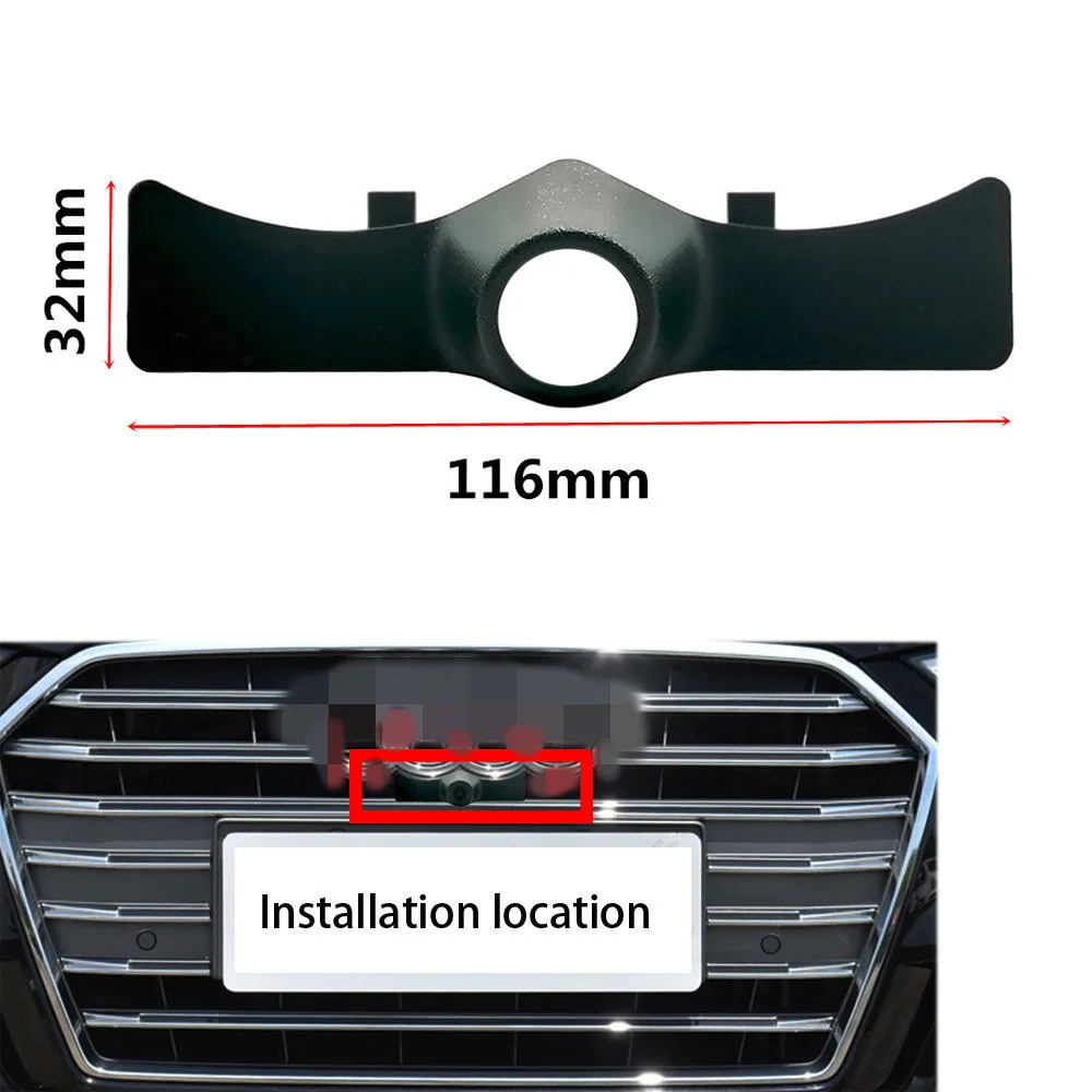 YIFOUM Car Front View Positive Logo Camera Bracket Shell Frame Housing For Audi A3 8V facelift 2017 2018 2019 2020