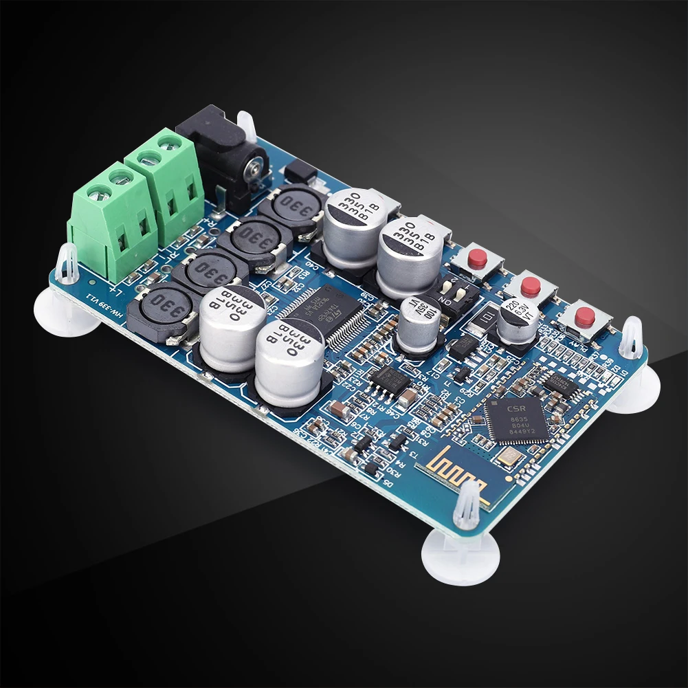 For DIY Speakers TDA7492P Amplifier Board 50W+50W Bluetooth-compatible CSR4.0 Audio Power Amplifier Board DC 8-25V