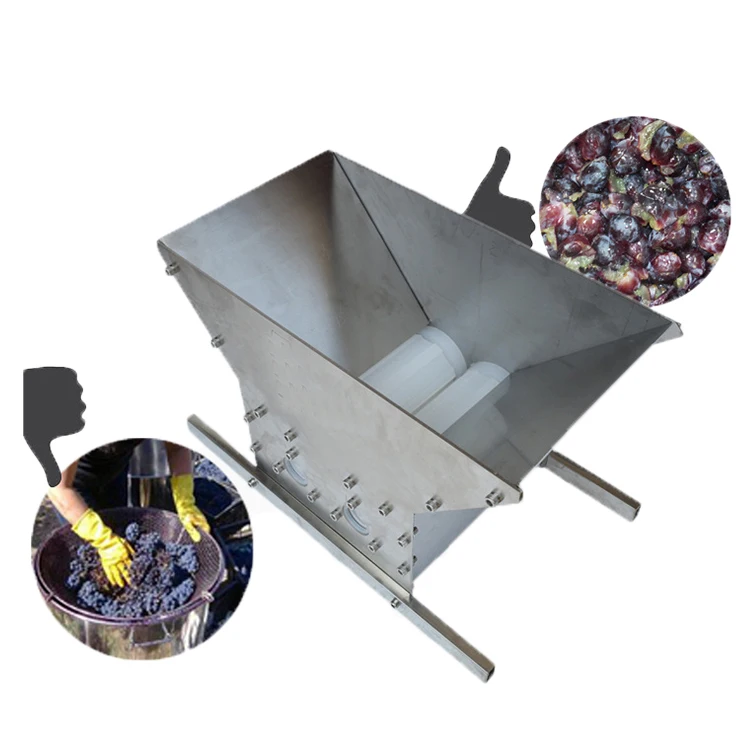 Grape Crusher Destemmer/Grape Stem Removing Machine For Making Grape Juice/Wine Grape Crusher