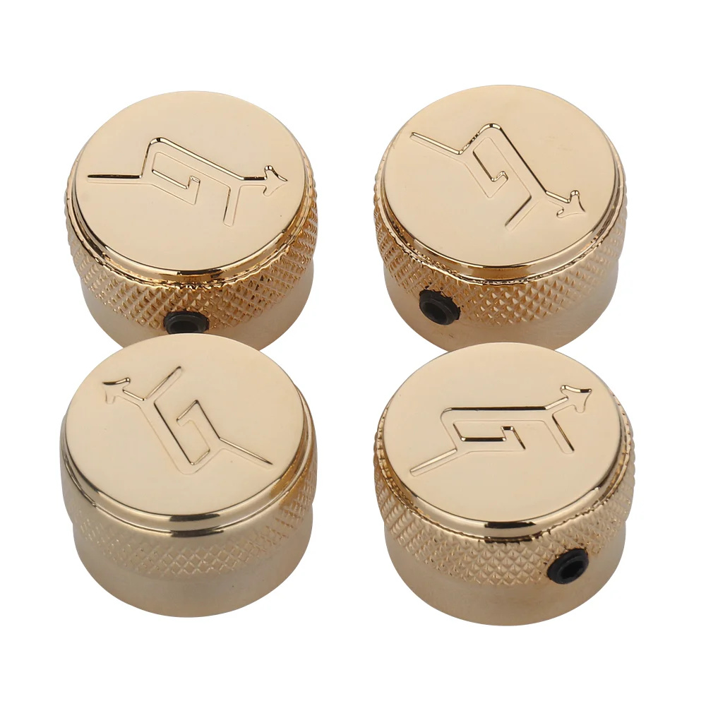 4pcs Guitar Speed Knob Gretsch Voloum Tone Control Knobs for Ephone LP Guitar Potentiometer Knobs Accesssories