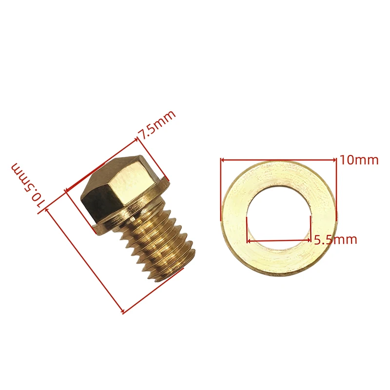 For Yamaha 1HX-14565-00-00 1HX145650000 V STAR 250 V STAR 650 Motorcycle Carburetor Screws Nozzle Screws