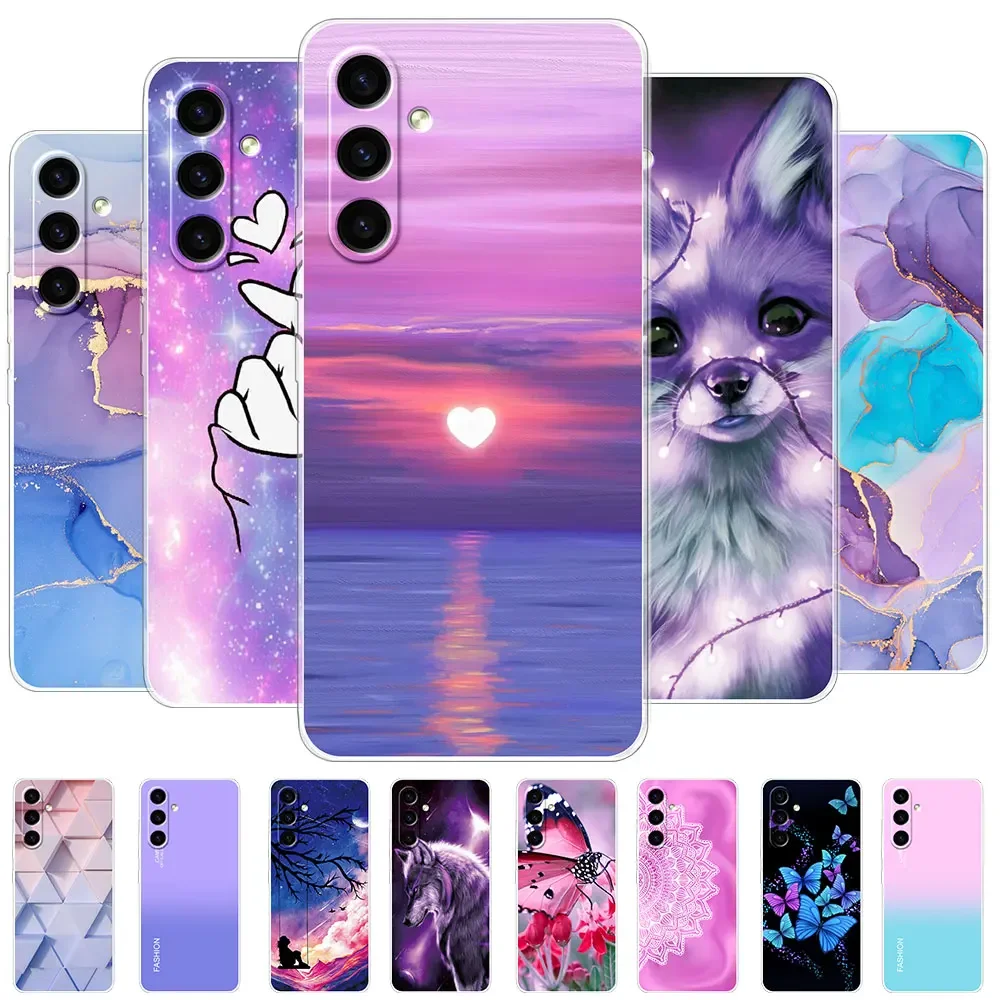 For Samsung A25 A15 A05 A05S Case For Samsung Galaxy A15 Coque Patterned Soft Silicone Clear Phone Case For Samsung A05 S Fundas