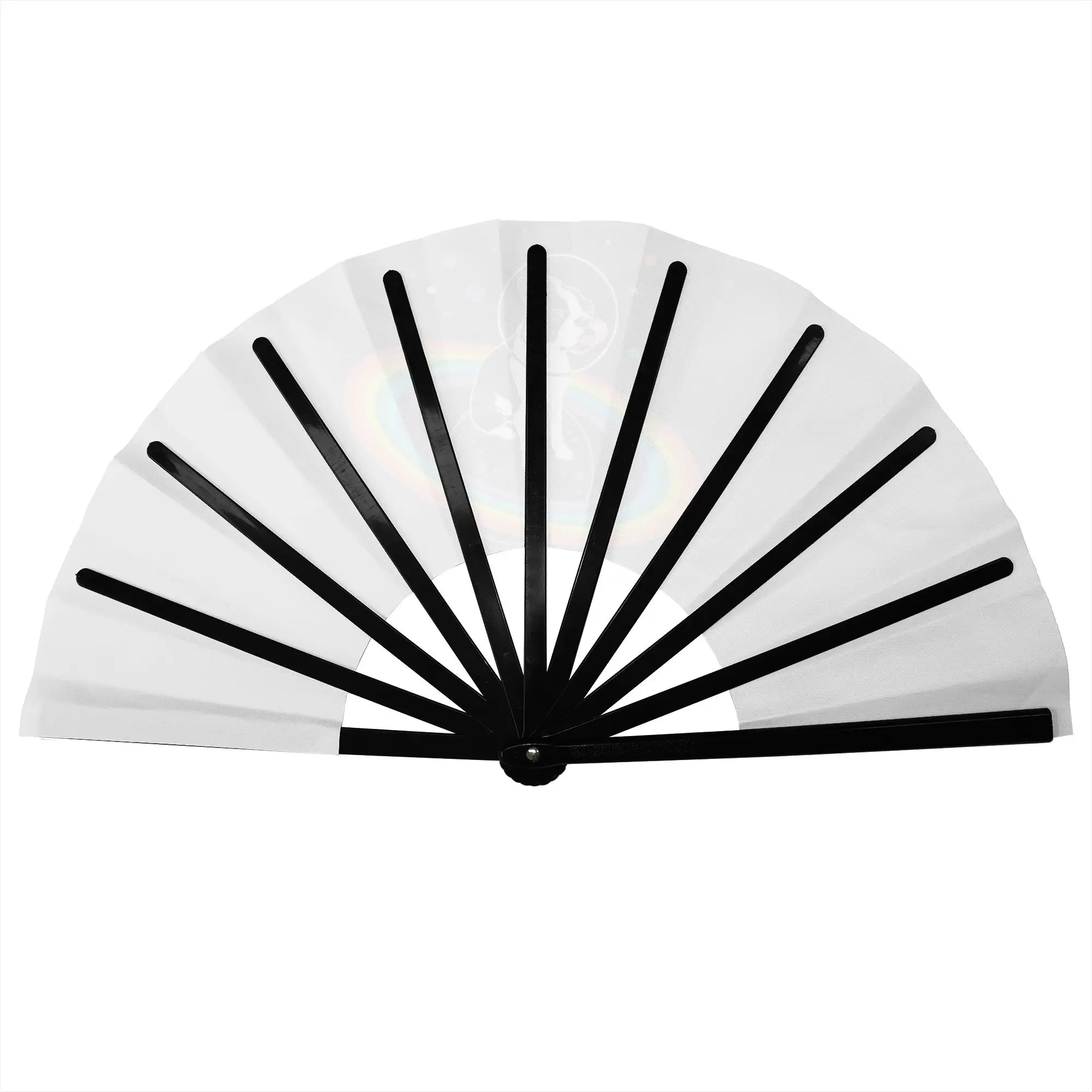 Pride Space Boston Terrier Dog Promotional Gift Hand Fan Wedding Puppy Pet Durable Folding Fans Unique Bulk Pack Fan