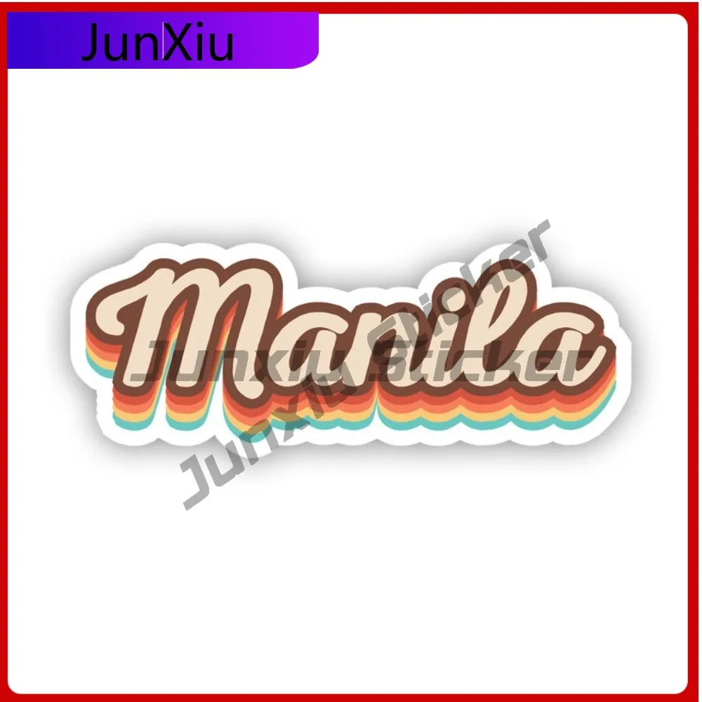 

Manila Sticker Uv Protected Decalsphilippines Filipino Pinoy Capital Car Sticker Vinyl Decal Waterproof Durable For Car Window