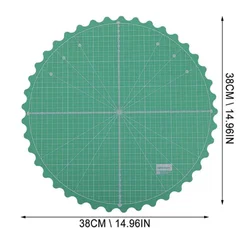 Mat Cutting Rotary Carving Rotating Sewing Craft Board Fabric Diy Self Pad Scrapbooking Tool Round Crafts Circle Hobby Projects