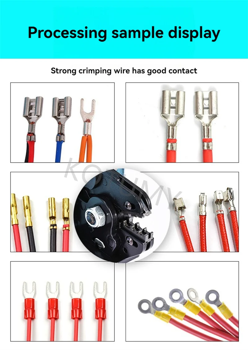 02A Electric Cold Press Terminal Crimping Machine Low Vibration Silent Motor For Large Scale Auto EV Wiring Harness Continuous S