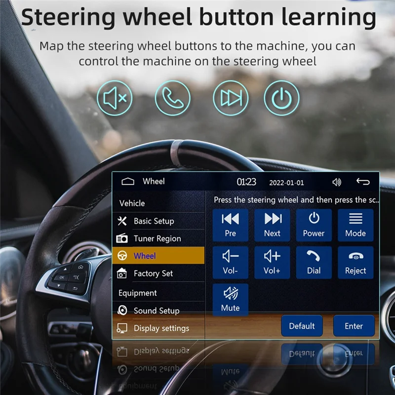 

1 Din 5-дюймовый автомобильный радиоприемник Carplay стерео Bluetooth MP5 плеер беспроводной Carplay + Android Auto TF USB FM сенсорный экран