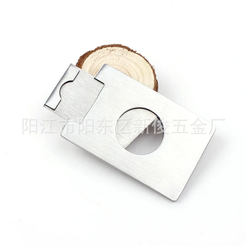 Cigar Cutter New Stainless Steel Metal Square Cutter Cigar Scissors Gift