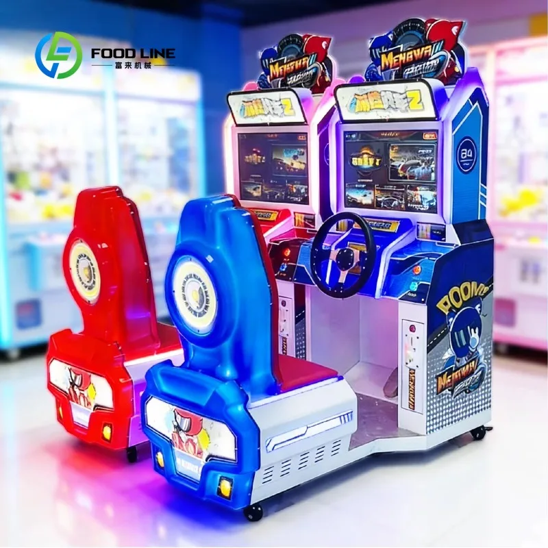 Racing Arcade Car Game Machine Kids Coin Operated Video Console Real Original Board Customizable Child Friendly English 1 Year