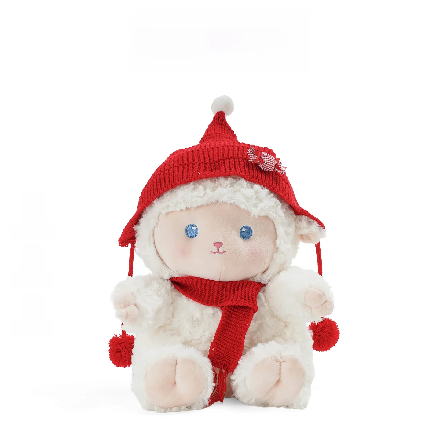 herberry-cute-plush-sheep-mousse-doll-sleeping-sheep-yummy-soft-toy-children's-day-gift-polyester-fiber-animal-stuffed-toy