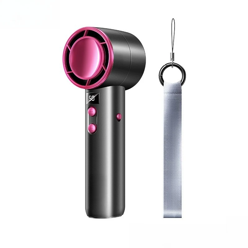 

100-Speed stepless adjustment high-speed handheld fan high-speed large wind long-life electric fan F32