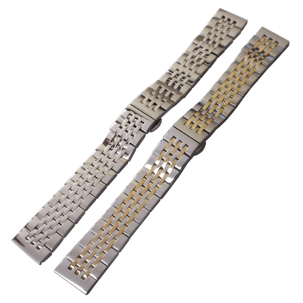 14MM 16MM 18MM 19MM 20MM 21MM 22MM correas de relojes de pulsera compatibles con Tissot T041 t17 pRC200 pulsera de reloj para hombre para mujer extremo curvo gratis