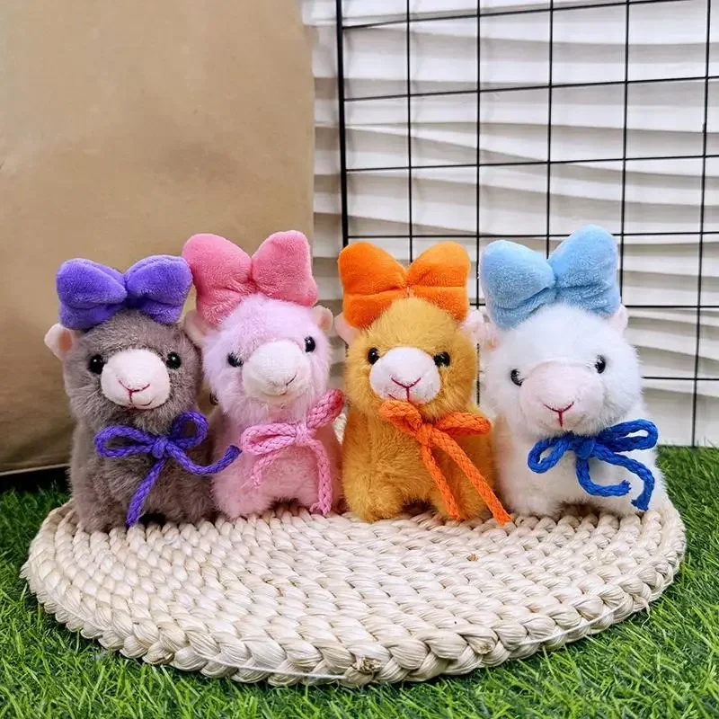 Kreskówkowy Śliczny Pluszowy Wisiorek Alpaka Lalka Alpaka Mały Wisiorek do Torby Brelok Pluszowa Zabawka