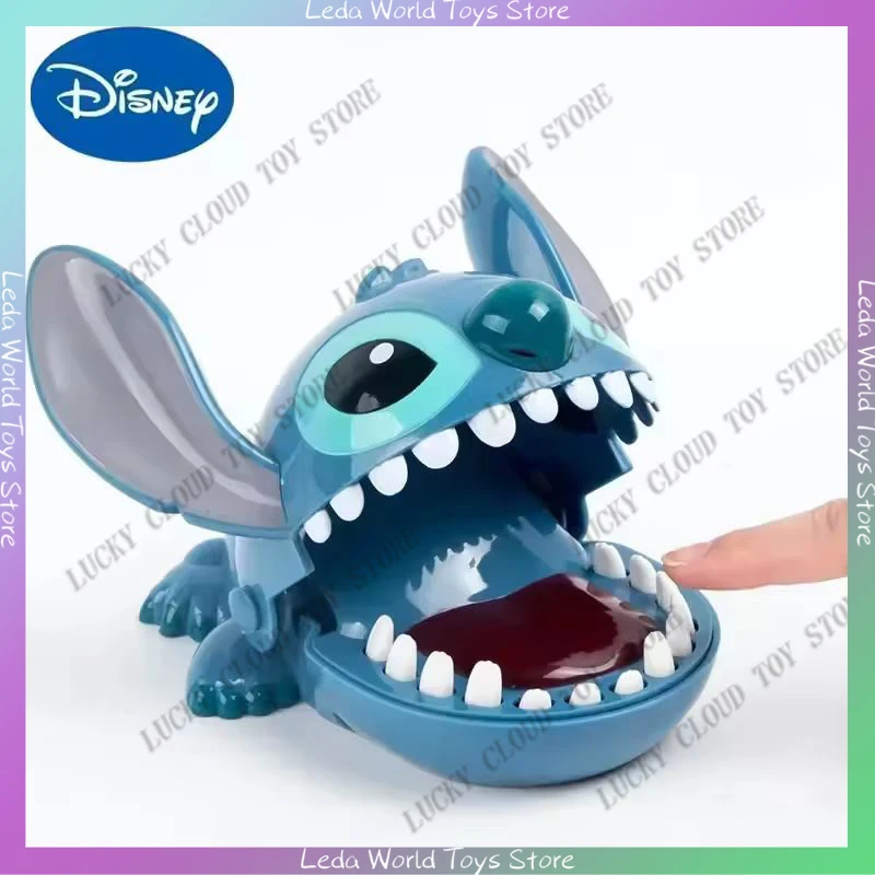 Stitch Bite Finger Prank Toys Disney Anime Teeth Funny Game Kids Cosplay Dentist Model Doll Classic Toy Boy Girl Gifts Hot Sales