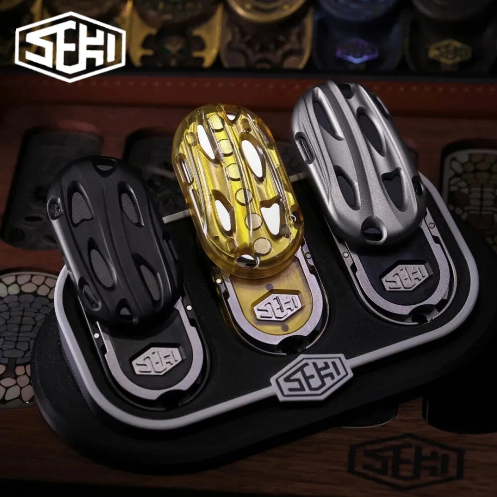 SEKI EDC LAG PEI Magnetic Fidget Slider Rotates Left And Right 360° Push Slider Fidget Toys Adults Original Design