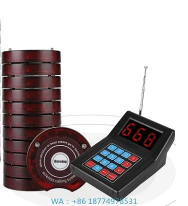 Waiter Buzzer Service Calling System Coaster Pager New Arrival Wireless Restaurant Guest Table Vibrating Call Button