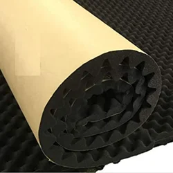 Self Adhesive High-density Acoustic Foam Egg Box Panel Studio Foam Black Soundproof Wallboard