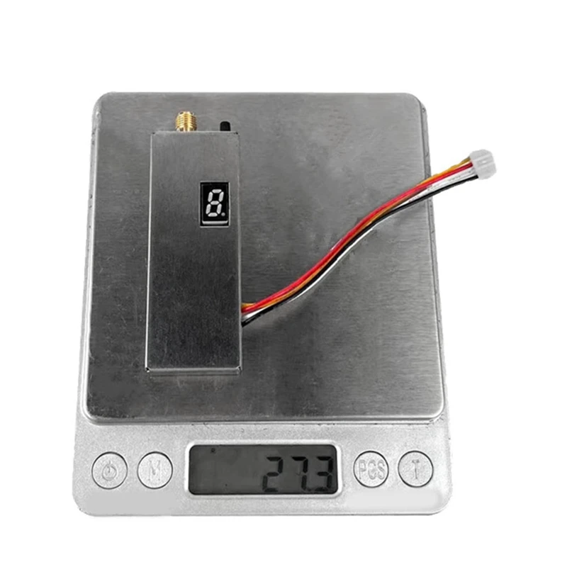 A23F-FPV 1.2G 1.3G VRX استقبال 12CH شاشة ديجيتال لطائرة بدون طيار FPV طويلة المدى RC نموذج