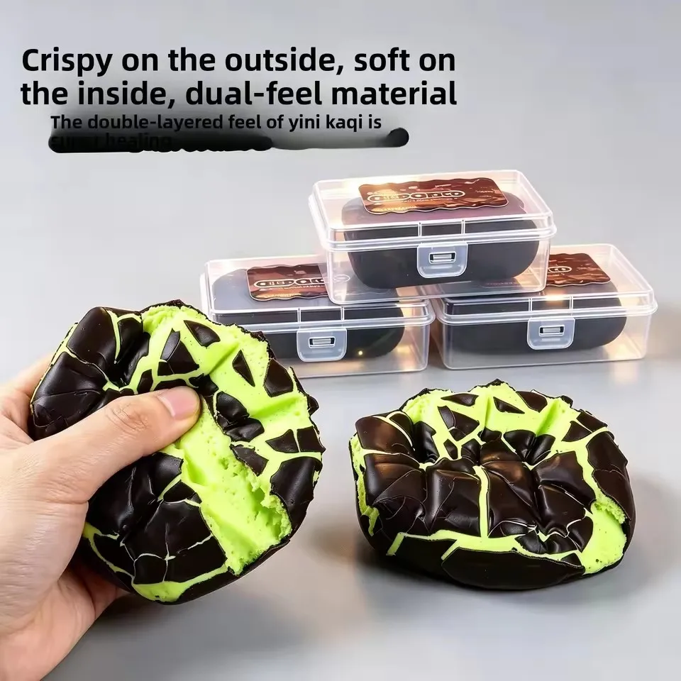 Crispy Chocolate Pinch Music Handmade Balls Skittles Donuts Macarons Crunch Unzip Toys