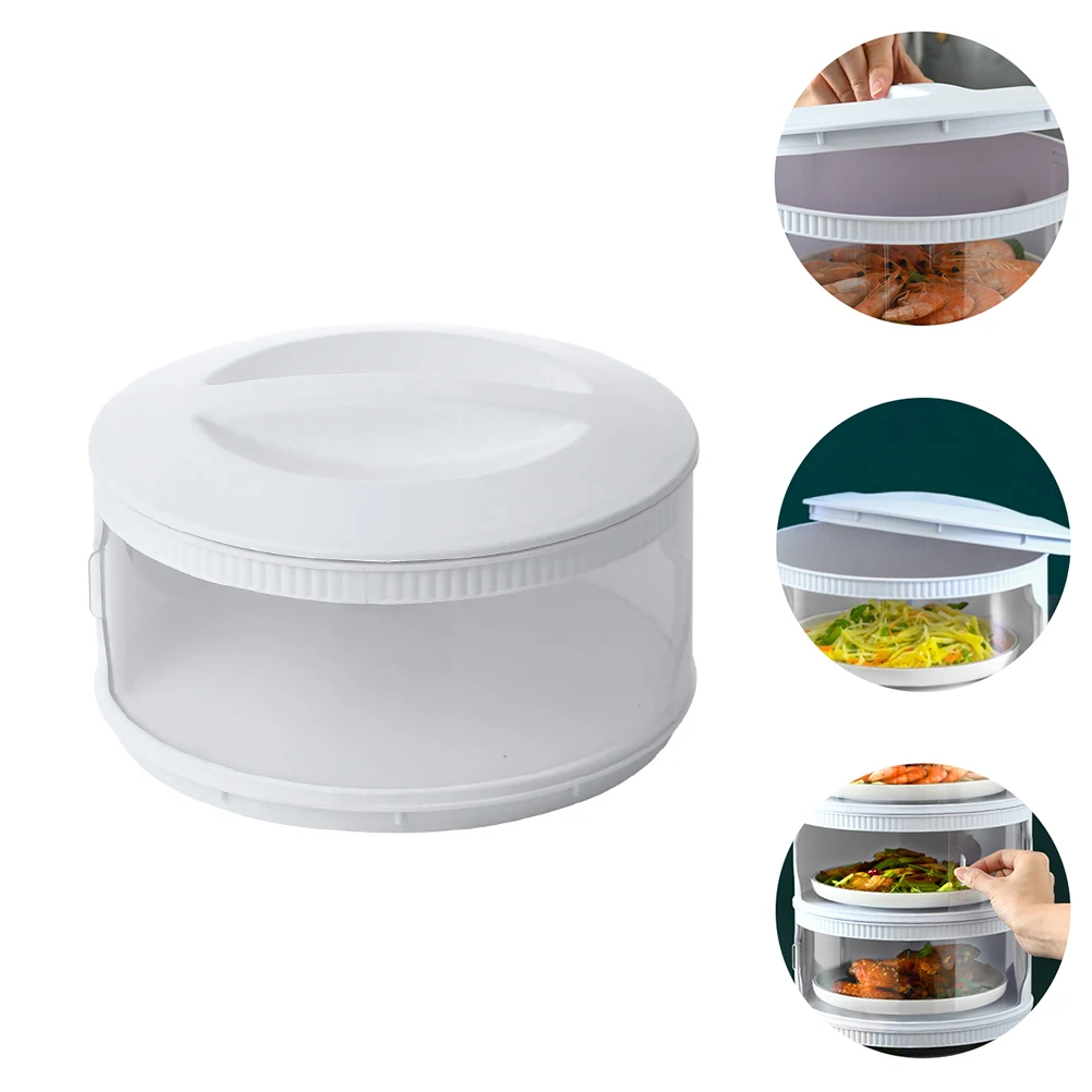 

Dust proof Vegetable Cover Collapsible Food Protector Transparent Door Keeps Fresh Anti insect PP Material Storage Box Kitchen