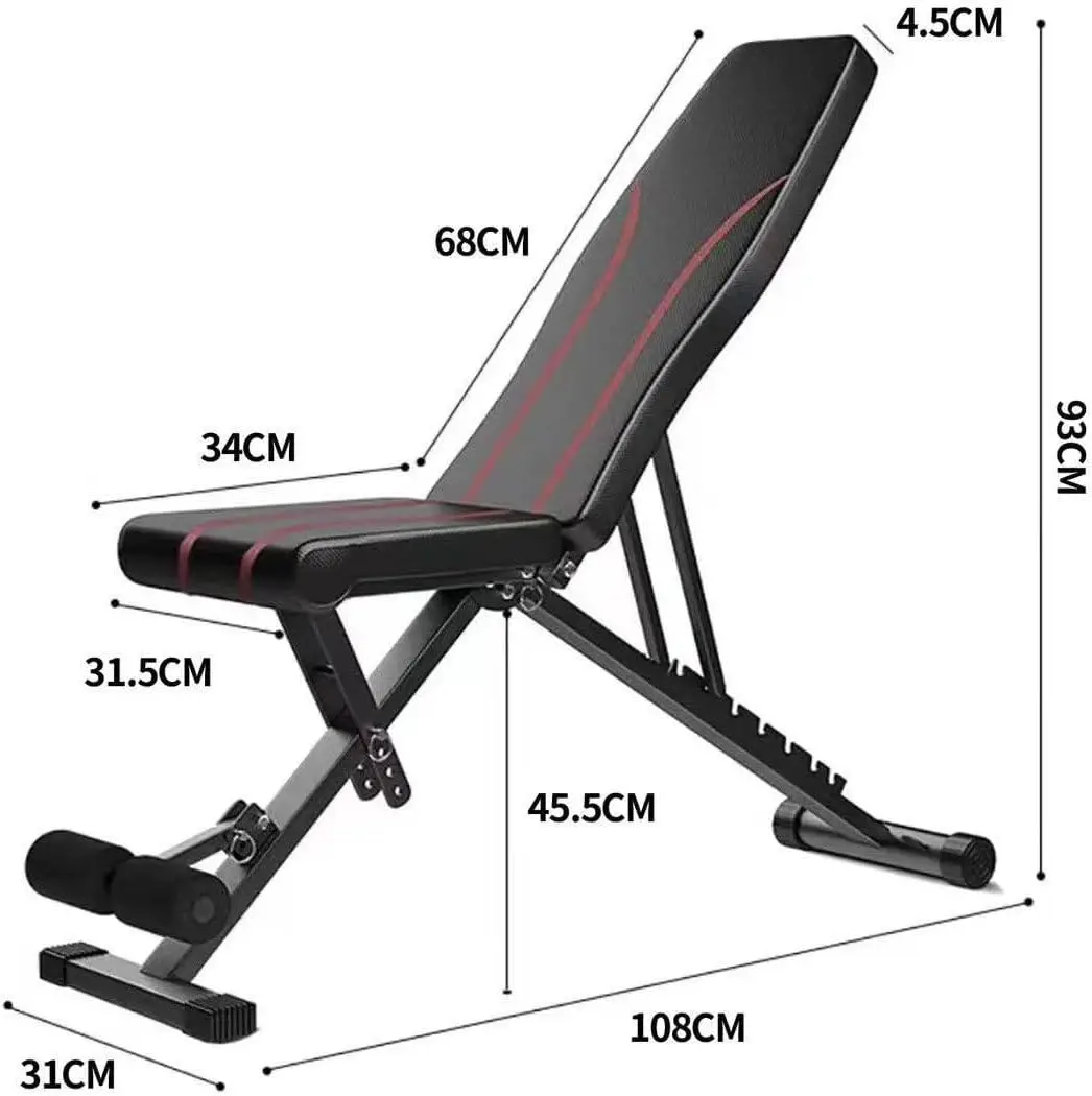 Multi Purpose Workout Bench Gym Equipment Leg Extension Preacher Curl Hyper Back Supportive Stable Quality Gear Daily