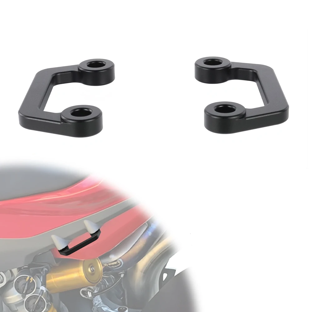 Motorcycle Rear Passenger Peg Hole Cover Footpeg Removal Plate Racing Hooks Panigale V4/S/V4 R STREETFIGHTER V4/S/SP2 For DUCATI