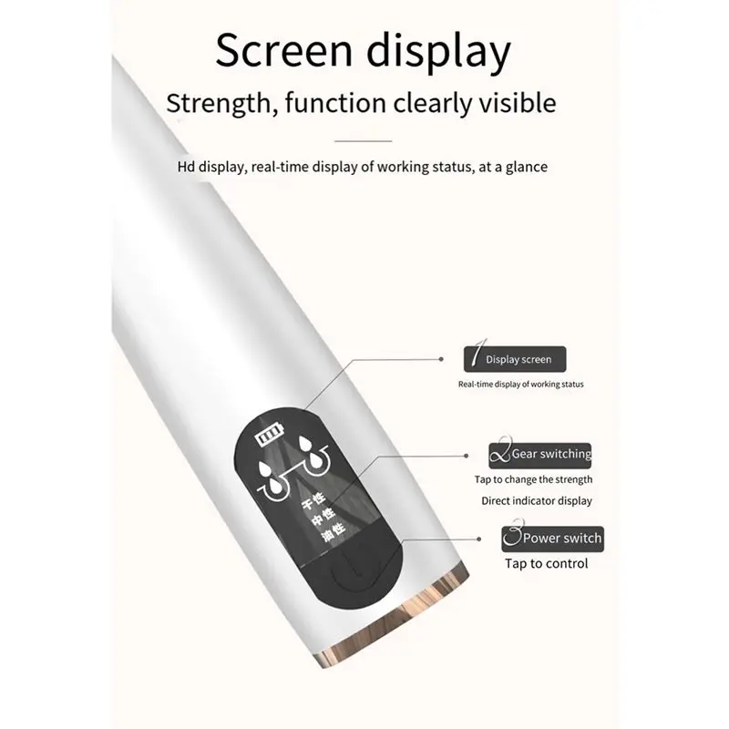 A04V Elettrico Rimozione di Comedone Viso Brufolo Estrazione Macchie Profonde Pori Rimozione Dell'acne Detergente Detergente Viso