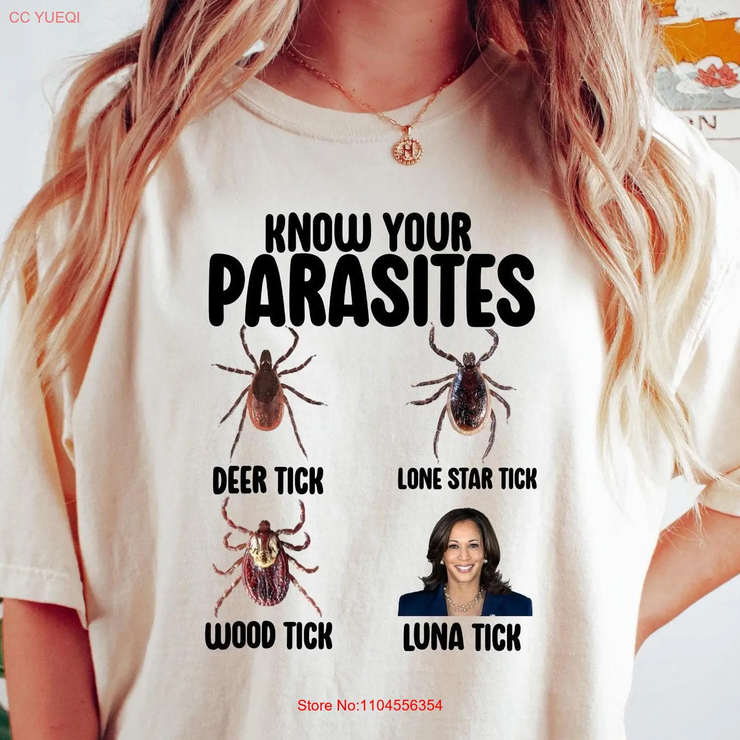 Know Your Parasites T Shirt Funny Kamala Harris SweaT 2024 FeminisT long or short sleeves