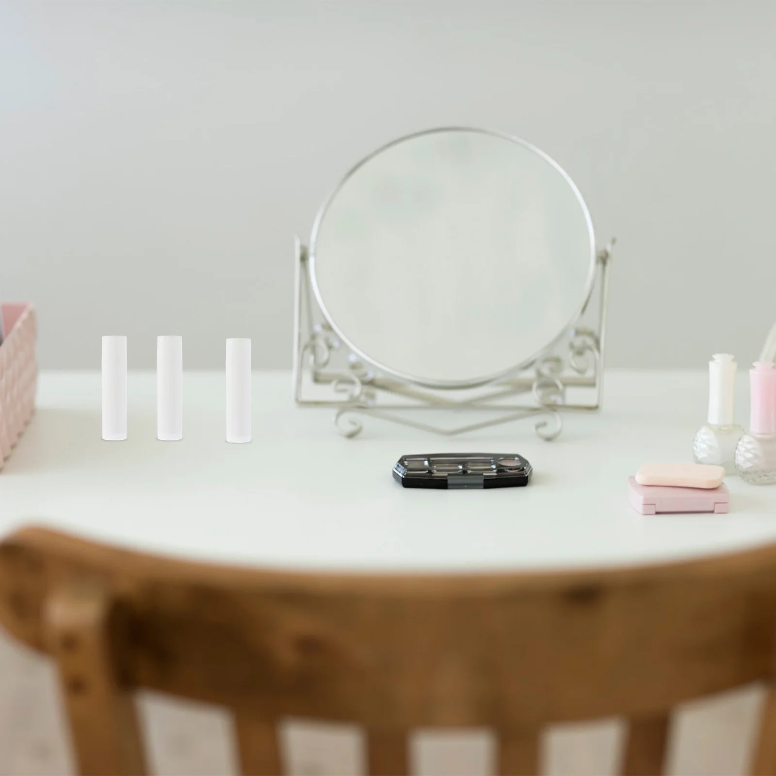 50 قطعة من حاويات أحمر الشفاه ذات الصنعة الدقيقة، تصميم عمود فريد من نوعه، أنابيب ملمع الشفاه المتينة، تخزين المكياج المحمول #2