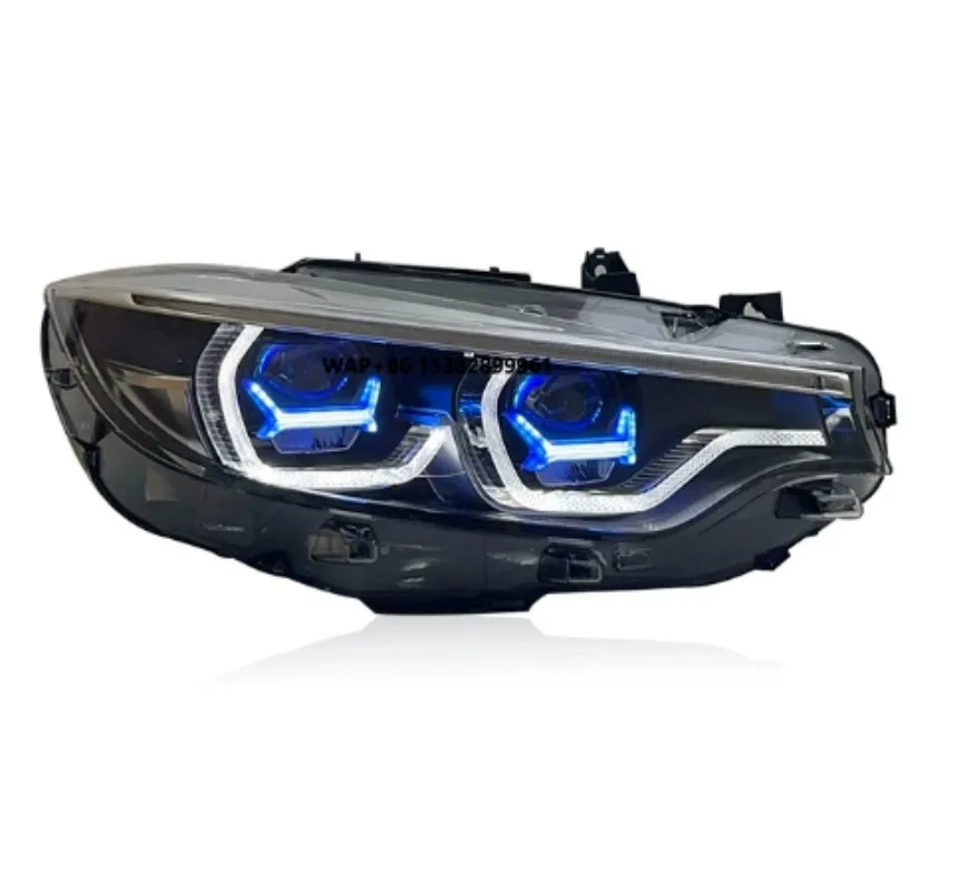 For Edge 2010-2014 LED Auto Headlights Assembly 100W 12V Double U Projector Lens 6000k Color Upgrade for Front Lamps Car
