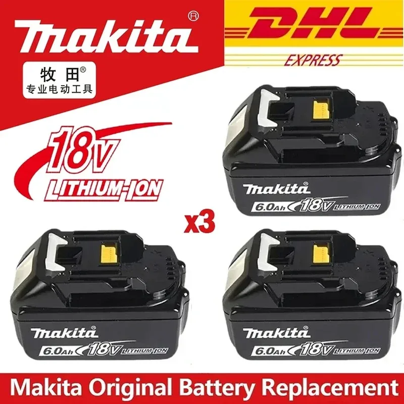 

100% Оригинальный литиевый аккумулятор Makita 18В 6Ач BL1840 BL1830B BL1850B BL1850 BL1860 BL1815 для замены