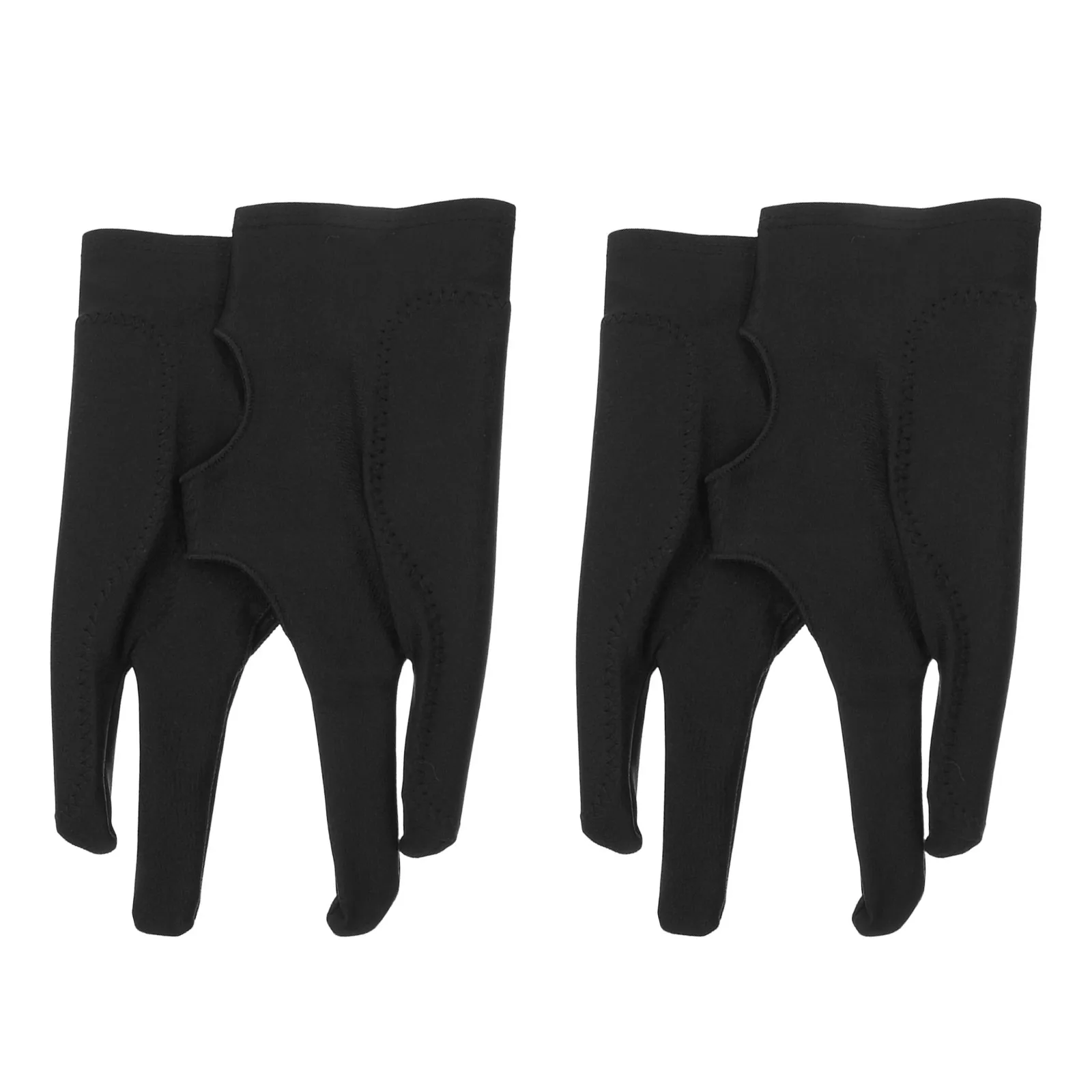4Pcs Drawing Gloves Graphic Tablet Two-Finger Artist Smudge Resistant Smooth Gliding Stylus Pen Display Digital Sketching Glove