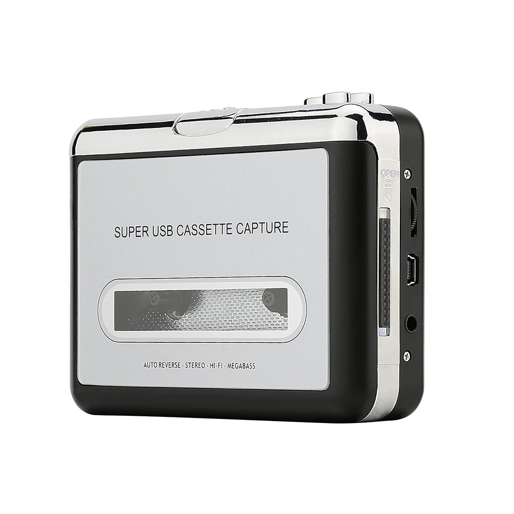 

Portable Tape Player Audio Cassette to Digital Converter for Laptop PC Convert Cassette Tape Recorder to MP3 Music File