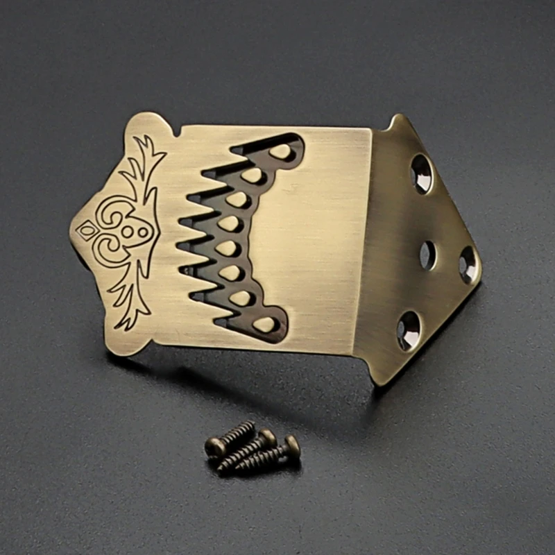 Mandolin Tailpiece For Mandolin 8 Loop-end Strings 3-6 Strings Cigar Box Guitar Parts Professional Mandolin Tailpiece 24BD