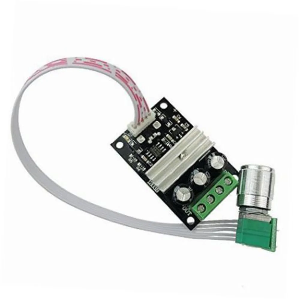 DC 6V-28V 6V 12V 24V 28V 3A 80W PWM Adjustable Reversible Motor Speed Controller Control Module Switch Extended Knob Board