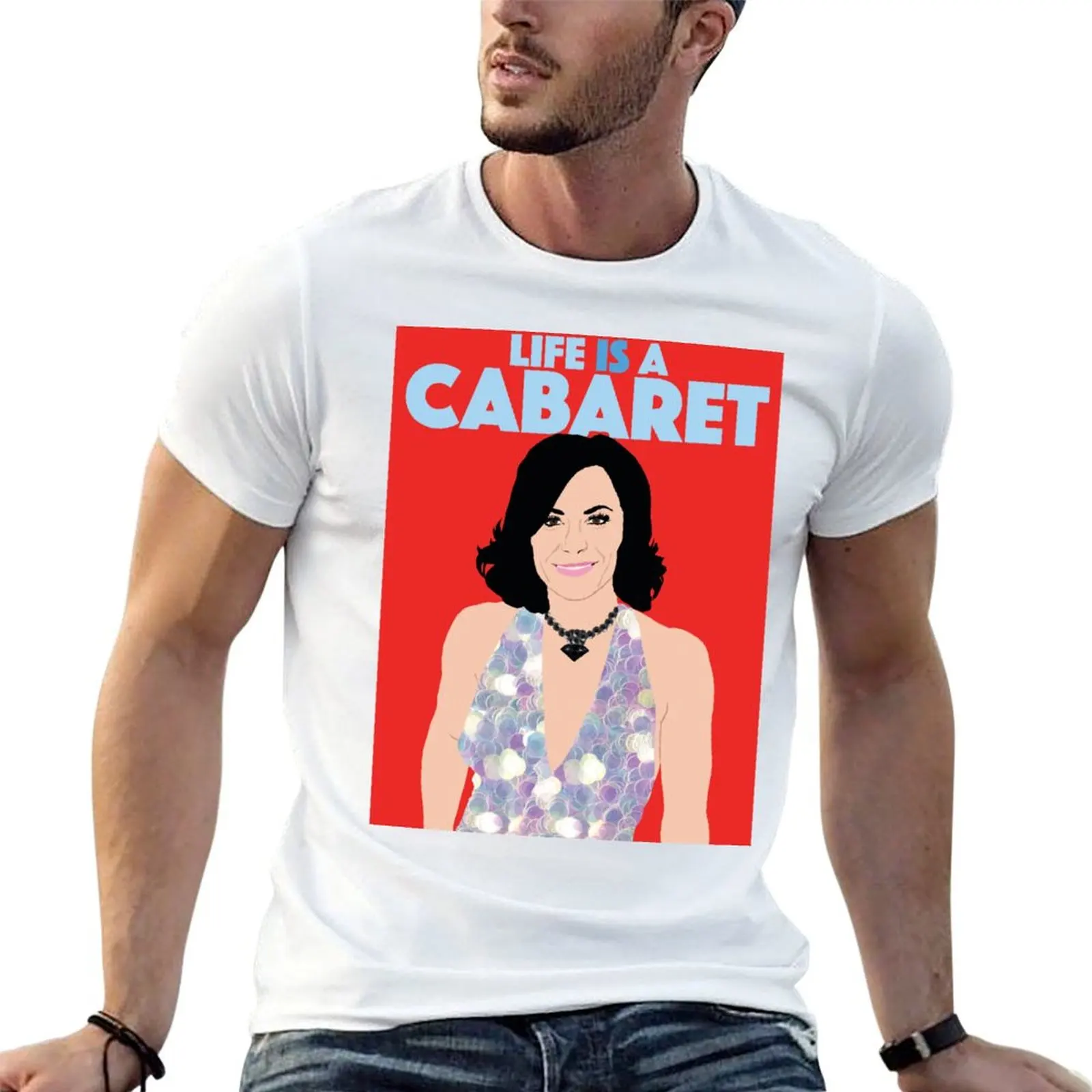 

COUNTESS LUANN DELESSEPS Life Is A Cabaret RHONY (Real Housewives of New York) T-Shirt anime tshirt man t shirt graphic T-Shirt