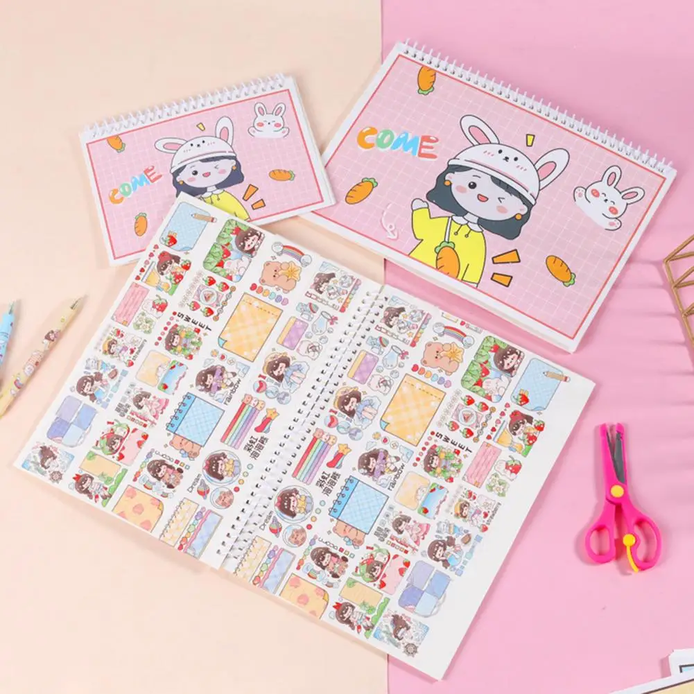 Release Paper Book  Cute A4/A5 Adorable Creative Sticker Collection Book  Non-page-dropping Hand Account Notebook