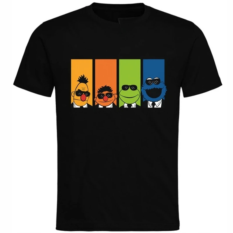 Sesame Street Womens Sesame Street MEN'S T-SHIRT COOKIE SCREAM COOKIE MONSTER GINGERBREAD WITH PRINT