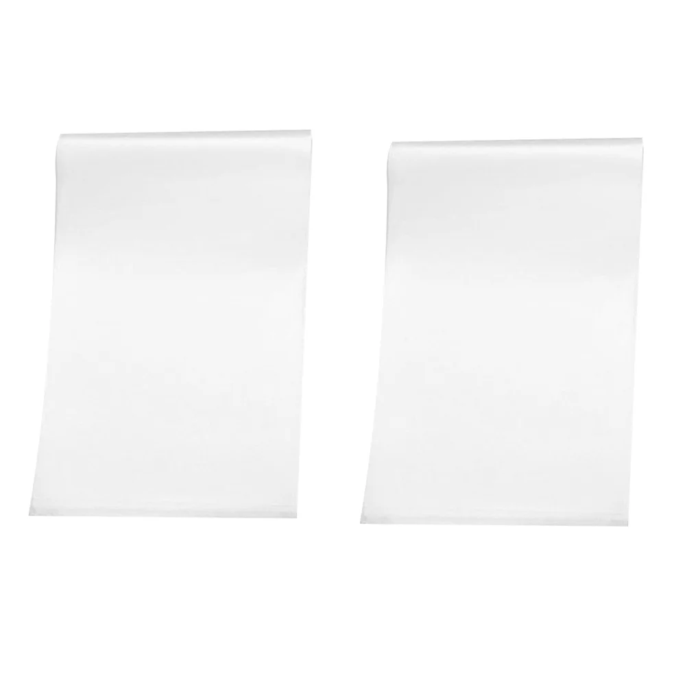 2 conjuntos de capas de livro de plástico transparente, envoltórios de proteção transparentes ecológicos para livros a4, cadernos de exercício, marca de dedo