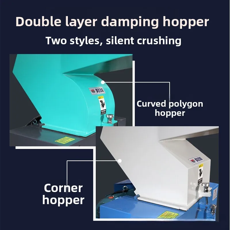 Multifunctional Machine Edge Silent Large Particle Plastic Powerful Crusher Hard Alloy Crushing Equipment