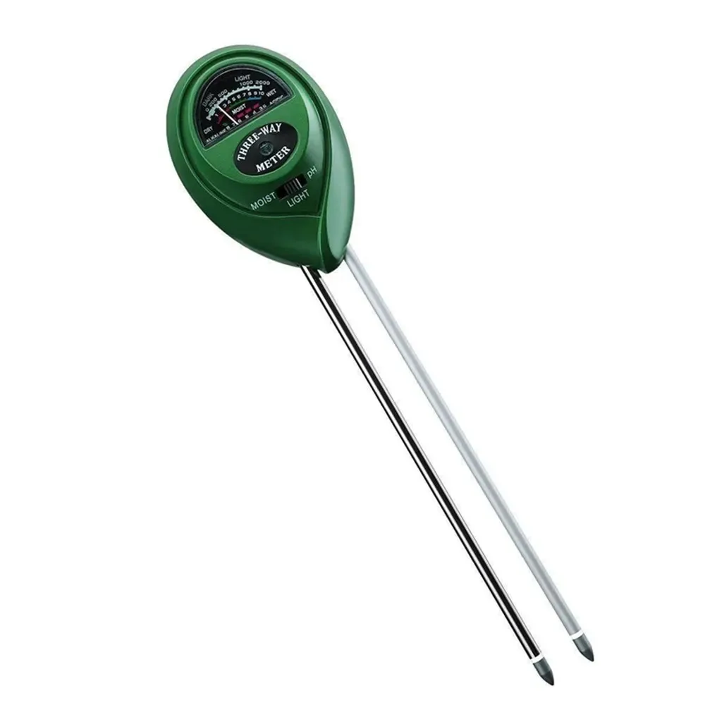 3-in-1 Bodem-pH-meter, zonlicht-pH-tester, tuinbloemen bodemvochtigheidssensor, planten zuurgraad-vochtigheids-pH-monitor detector - afbeelding 2